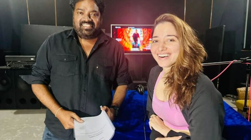 Milky Beauty Tamannaah completes her dubbing for Bholaa Shankar